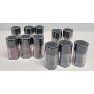 Lot of 11‎ NYX Professional Makeup Foil Play Cream Pigment Assorted Shades NWT